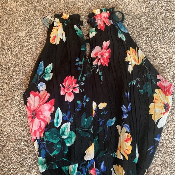 Kensie midi dress black floral - Picture 4 of 8